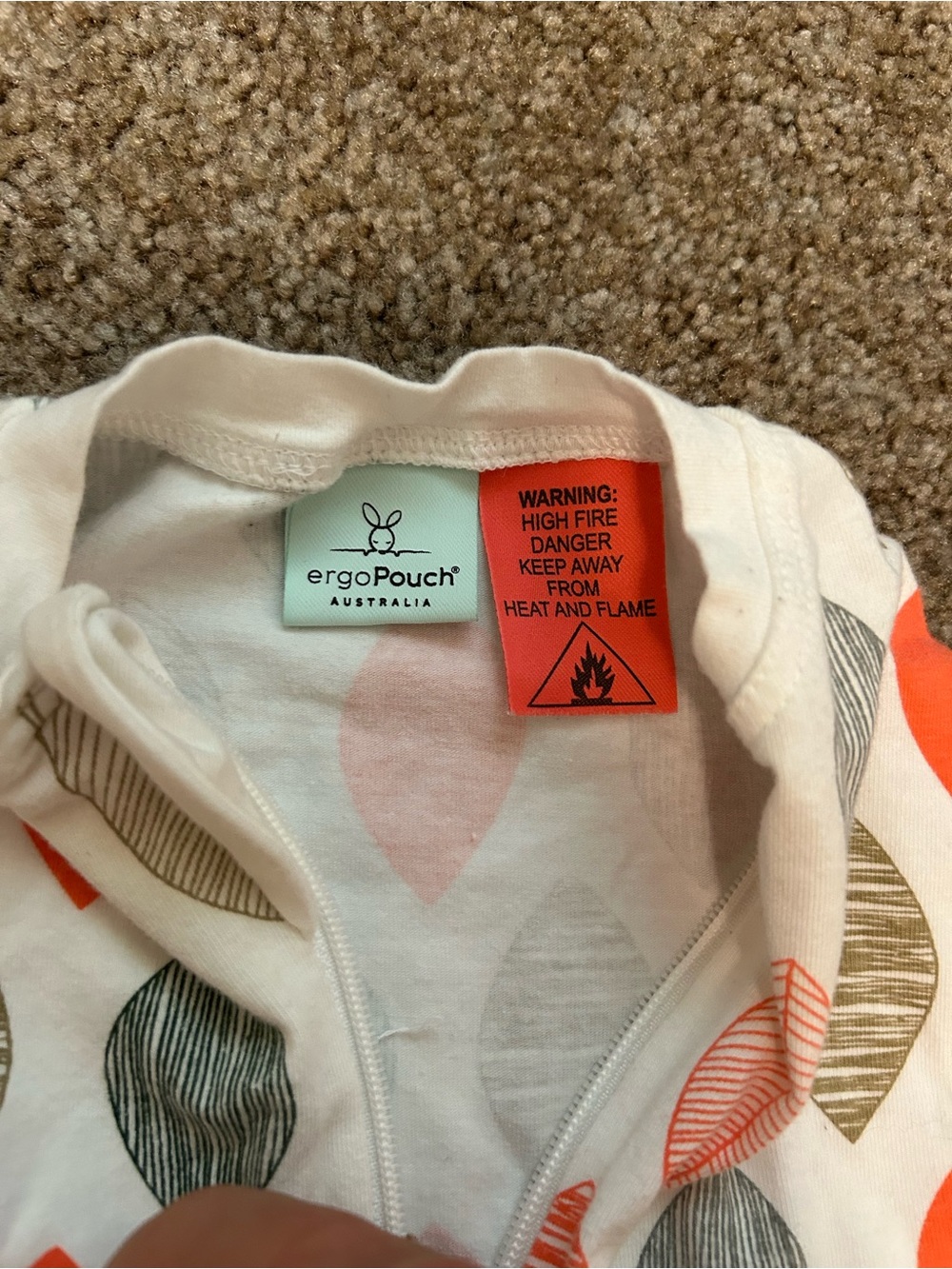 ErgoPouch Leaf Print Sleep Sack - Picture 5 of 7